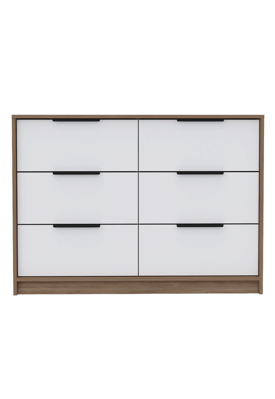 COMODA KAIA 4 CAJONES / 2 PUERTAS - MIEL / BLANCO-0